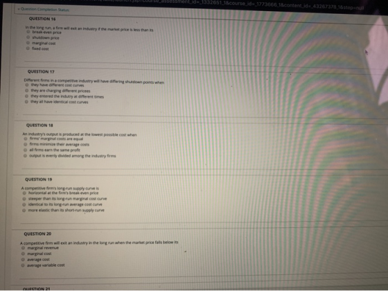 UUS ment_id 1332651_1&course id=_1773666 1&content_ide43267378 18 stepenuh Question completion Status QUESTION 16 In the long