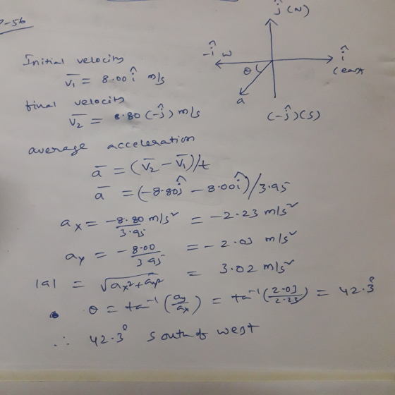 v,= 8.00 ( m) Is bina velecih C-j CS) 2-23 mls o-Y 二(12.3 己-2
