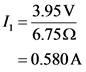 1.-3.95 V
6.7522
= 0.580 A
