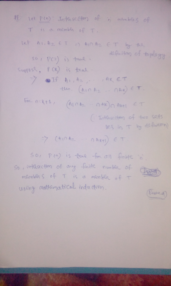 PC)iste suffusi , f(x) is tul If Tatladten of two scis les in T bd So, intesectin of ny kee of using matkenatieal inde aim