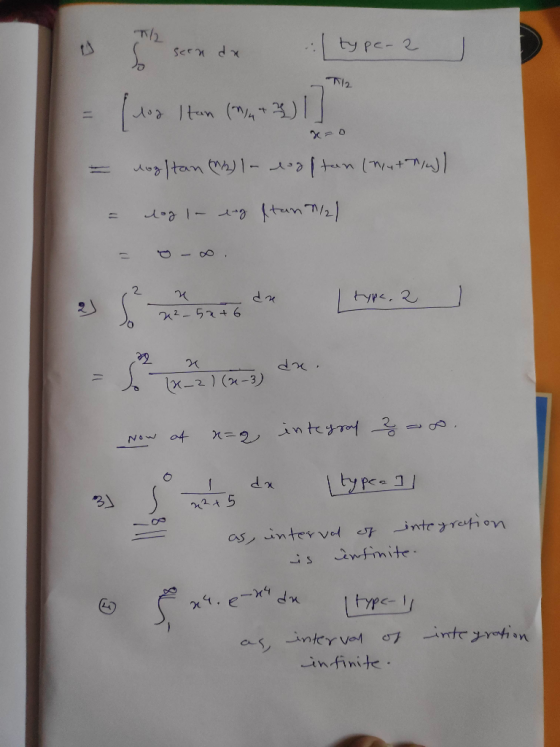 **12 type-a . So seen da log Itan (1/4+2) *231] log/tan (2) 1- evoltan (Matu) dogl- eng stan 7/21 2. dre type, a 2 2²5x+6 dre