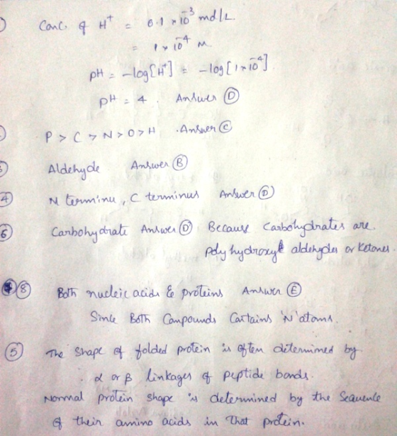Conc Aldehyde Anhuen? ? Caos Bcou Caho omal prolin shape delermined by the Savenle g tn omino ocids in That prcn