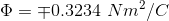 Q = 70.3234 Nm2/C