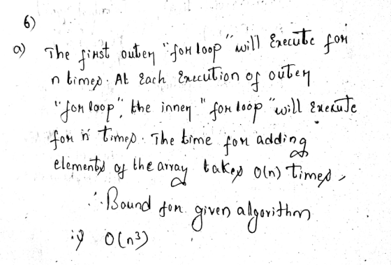 The iust ouen OH oo e )nne he time Non lementdot the may take) O(n) timed oundl gon givin alyoviihnn