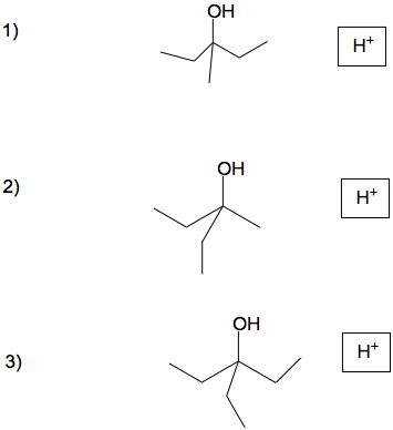 OII 1) 2) нґ он нґ 3)