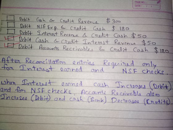 PAGE NO. DATE: □ Debit Cash be . Credit Revenue 一LE Debit aan s.credit T nte nast Revenud 350 fton Reconcilaion Roqd only fon