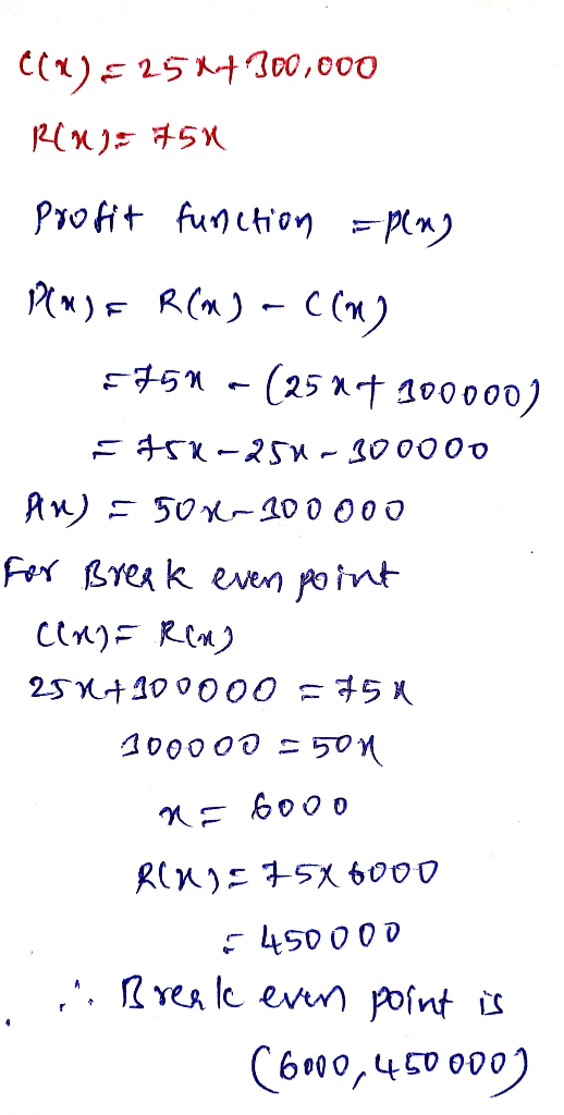 C(M)=2547300,000 R(W): 75% profit function = pln) Dexts R(M) ~ CCM 5751 - (25x7 100000) 5758-250-300000 Plu) = 500-10000 For