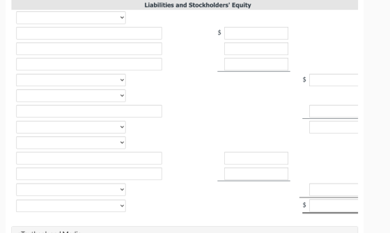 Liabilities and Stockholders Equity $ $ $