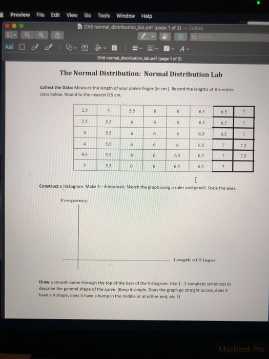 Preview File Edit View Go Tools Window Help Ch6 normal distribution_Jab.pdt (page 1 of 2)-Edited Ch8 normal,distribution Jab.