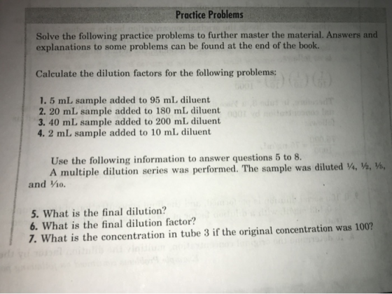 Practice Problems Solve the following practice problems to further master the material. Answers and explanations to some prob