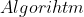 Algorihtnm
