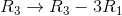 R_{3}\rightarrow R_{3}-3R_{1}