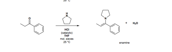 + H20 HCI (catalytic) THF mol. sieves 25 °C