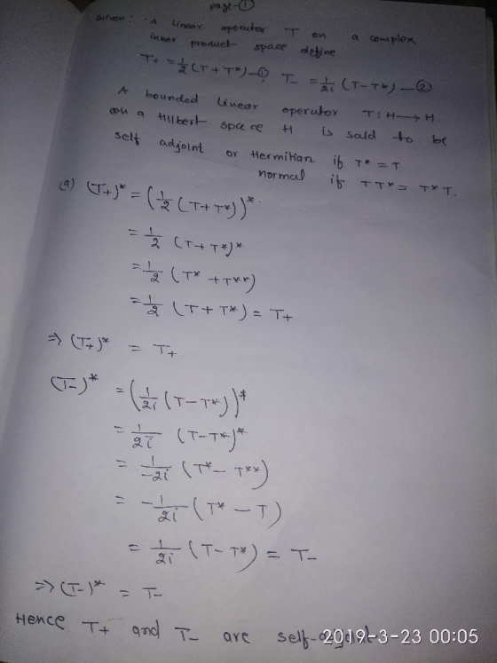 pax-C inner preducspase detne self adgoint or Her mihan. ibrsf 뇻 2 추 (74) 1 + 汶《. Hence T 2019-3-23 00:05 are Selk-2