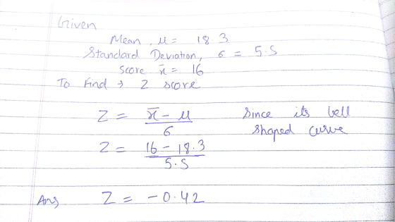 niven Mean 1 3 Standard Deviation,-6 6 Bha 10e