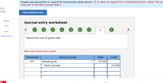 Prepare journal entries to record the transactions given above. (If no entry is required for a transaction/event, select No