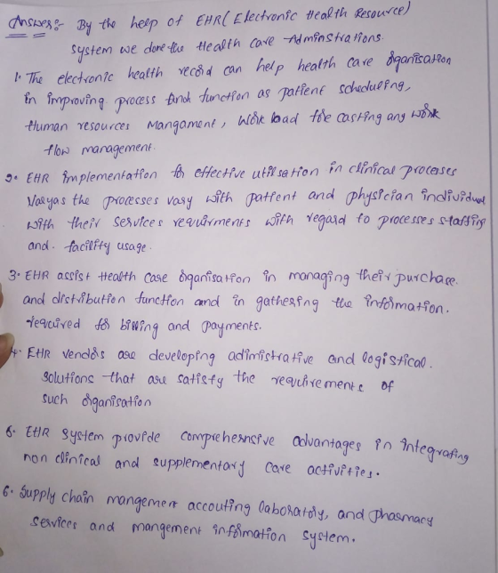I. The elechenic heatth vec d can help health care sgao thuman resources Mangament, Wloe bad tde asting any los maragement ง. EHR tmplement atton fon effectue uttl sation en clinical P and. facilfty usage andi dlist.ibutfe n functfen and in gathesfng h rtohmatfon eacved biwing and payments Etir venclis os developrng adinist ratve anogis icad Solutfonc that ase catfety the requive mente of Such aganisation non clinical and supplementorj Core octivPtte - supply chain mongene t accouting labohatoly, and Thasma cevices and mangement inimatfon Syctem