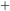 ^{+}