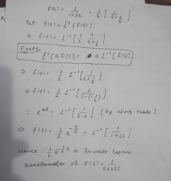 RIS) - 2 1+2S. { 5+2 P Pet fitla DCF(S) ). 3. flt) = 2 ( 1 st/ Fact? E car(s)] = a L1 (F(S)] > fitis ₂ 1 [st * fit: LISE!