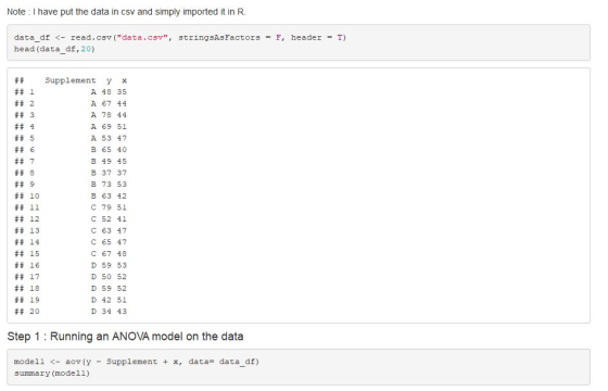 Note: I have put the data in csv and simply imported it in R. data_df <- read.csv (data.csv, stringsAsFactors = F, header -