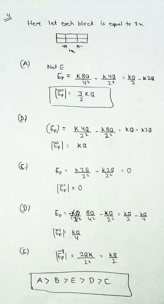 Here let coch black is coual to 1m Net E Ep K8a ㅡ kya ko-k2Q 2. 2. D) C)