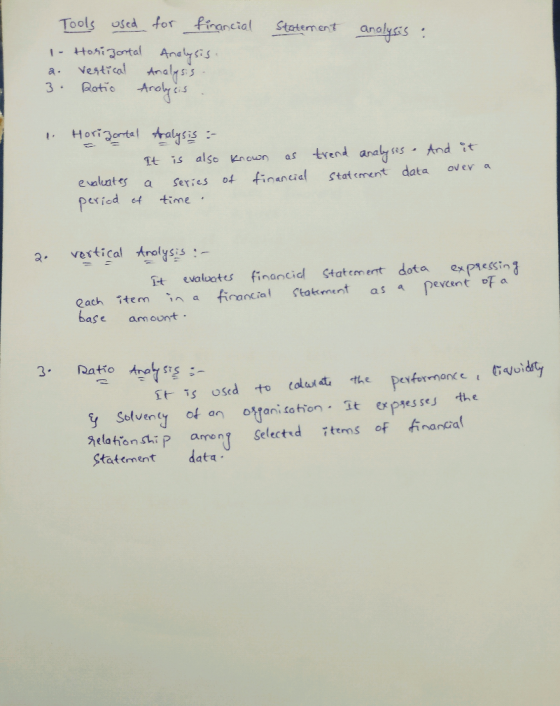 Statement analysis : Tools used for financial 1. Horizontal Analysis. â. vertical Analysis. 3. Ratio Anolyes. Horizontal An