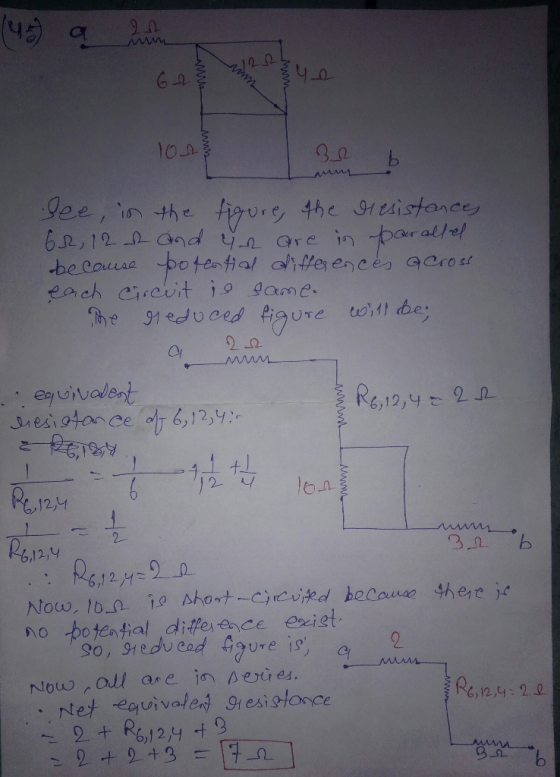 (45 www m 10 br lee, in the igure 4he 9resistance 62,12 Gd yn are in baralte potential aiffe ences acro e be Couisa each eirc