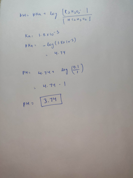 bH = pka + не рка + lo, tar,0, 1 (исаи, о| Ка: 1.8xto 5 РК : - lo( 1 8x (е-5) . ч. 7ч Р. ч. ч. ) ( ) pH - ч. 1744 . ч. 14 -