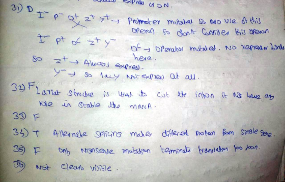 was exprea roN. 3) DEPO 2 7 p ot at yty i pt of ztý promoter mutated so blo vse of this opewn. So dont Corsider this opern.