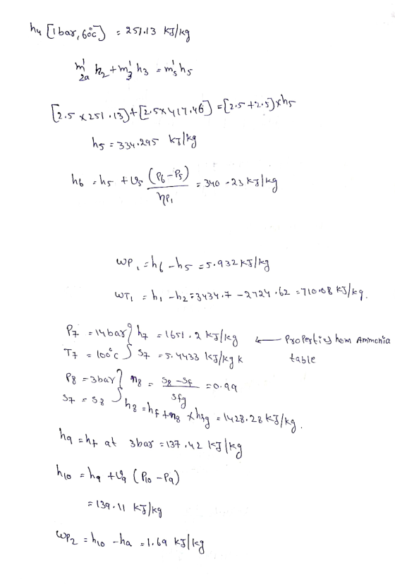 hu [lbar, 60c] =251.13 kJ/kg m a het my ha = mshs [2.5 5*251013]+[2.5x417,46] ={2,5 +2.57 xhs hs = 334.295 kylkg ho zhs t Us