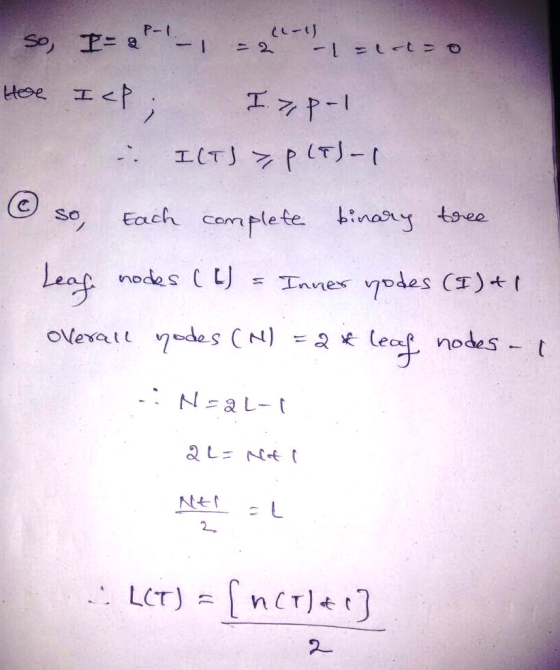 so Each cem plete iny toee nodes t