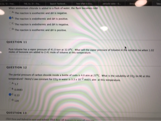 periodic table -0... 1,2x13 Free M8 EX21 Fre Search Textbook. how often is be When ammonium chloride is added to a flask of w
