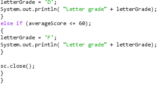 Test Scores And Grade Write A Program That Has Variables To Hold Three 