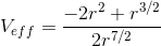 -2r2 + 3/2 Veff = 277/2