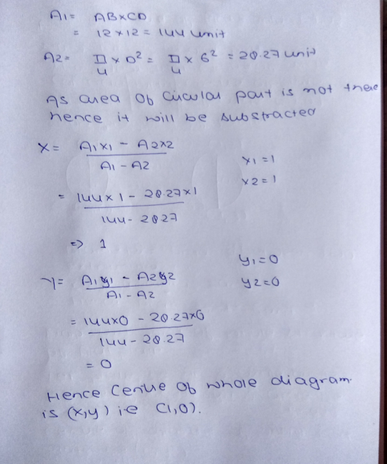 AiF ABXCD 12X12 Iu umi4 A2= Io2: 20.23 uni ロx 62 AS auea Ob Ciuculau paut is mot theie hence it Nill be Aubstracteo A212 AXI