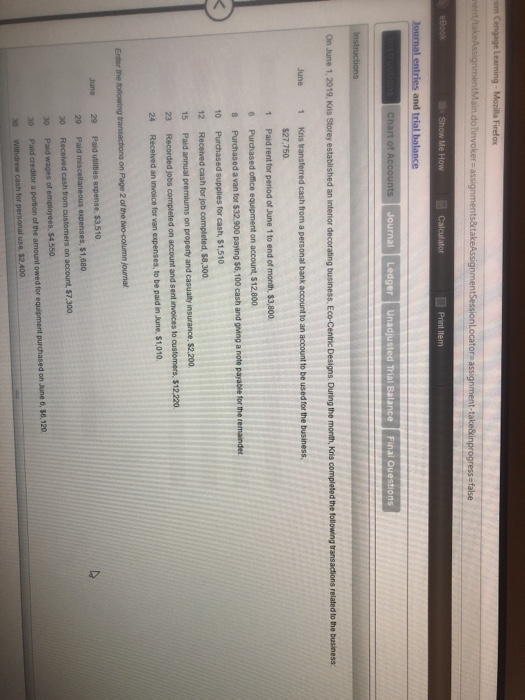 10 Purchased supplies for cash, $1,510