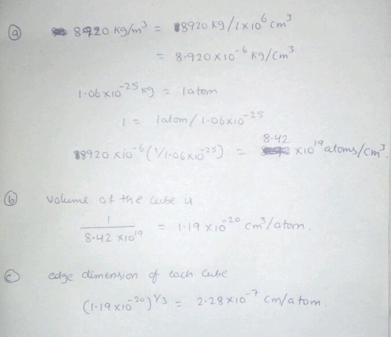 8910 Kg/m3-88920 kg/1x106 cm 8:920X10, 6 kg/cm (g) 3 -2S -2.5 -20 8-42 XIoa edge dinner)시 on ct earn cube