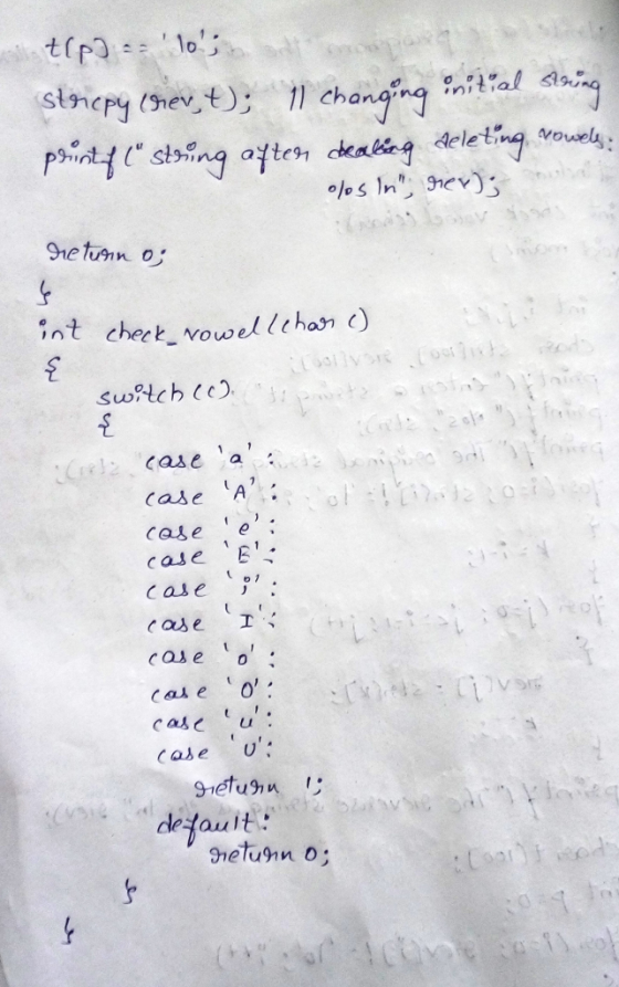 nit nd tsting aften ra deleting vo int chet welhon) Case case A case e case . case case 1 cos e case o case tu case u: ta