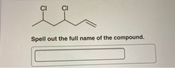Spell out the full name of the compound.