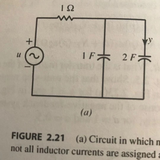 112 IF 2F+ (a) FIGURE 2.21 (a) Circuit in which n not all inductor currents are assigned a