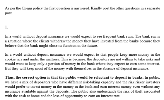 As per the HOMEWORKLIB POLICY the first question is answered. Kindly post the other questions in a separate post. 1. In a world wit