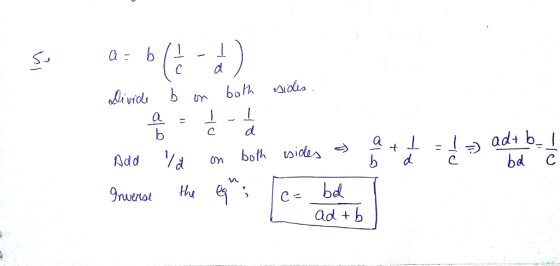 c d bd C ad b