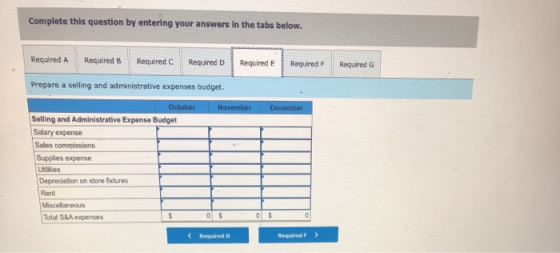 Complete this question by entering your answers in the tabs below. Required A Required B Required C Required D Required E Req