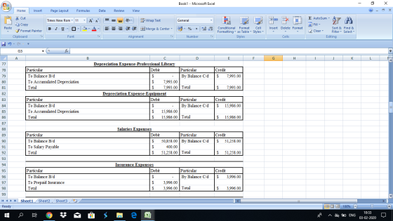 Book1 - Microsoft Excel - X Home Insert Page Layout Formulas Data Review View Cut Copy ♡ General - Wrap Text Merge & Center 1