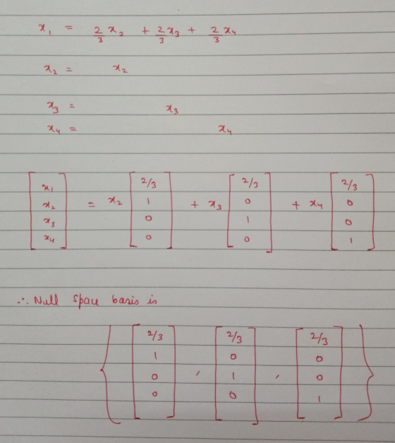 글지 증지 중지 A. - 2 이이- ... Null spau basis is