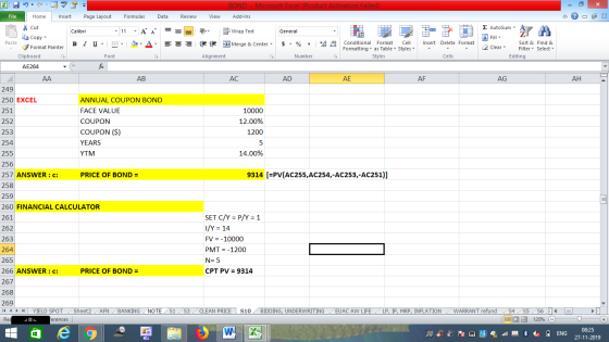 BOND - Microsoft Excel (Product Activation Failed) Add-Ins View - 2x Dr General Wrap Text Fat Merce Merge & Center - Center s