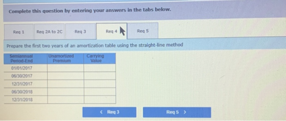Complete this question by entering your answers in the tabs below. Req1 Req 2A to 20 Req ZA to ZC Req3 | ReaA A Reg 3 Reg 4 R