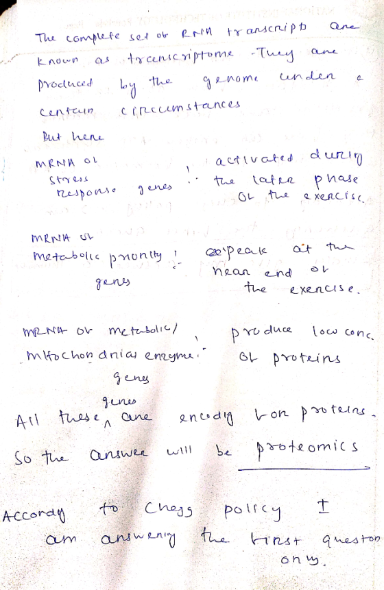 The complete set of rain transcript are known as treenscriptome -They are Produced by the genome unden a Centeun circumstance
