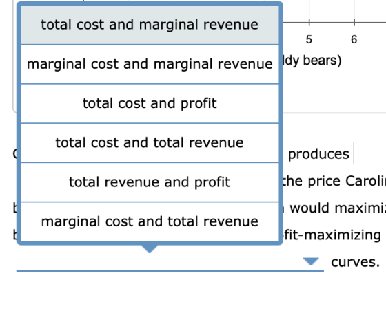 total cost and marginal revenue 5 marginal cost and marginal revenue Idy bears) 6 total cost and profit total cost and total