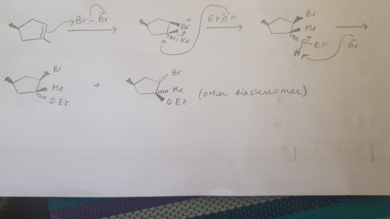 Br Br-B Etoh cuno-Er unu Br ona o Et Lum me O EL lother diastereomer)